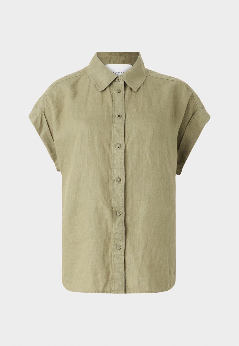 closed Overhemdblouse olijfgroen