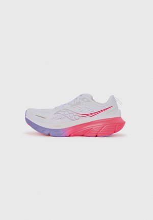 GUIDE 18 - Road running shoes - white/crocus
