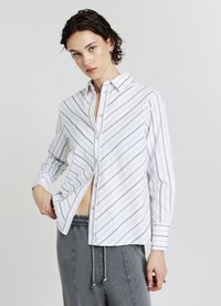 Calliope RIGHE DIAGONALI - Camicia - var bianco lana