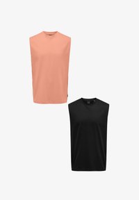 Ausgewählt, schwarz orange