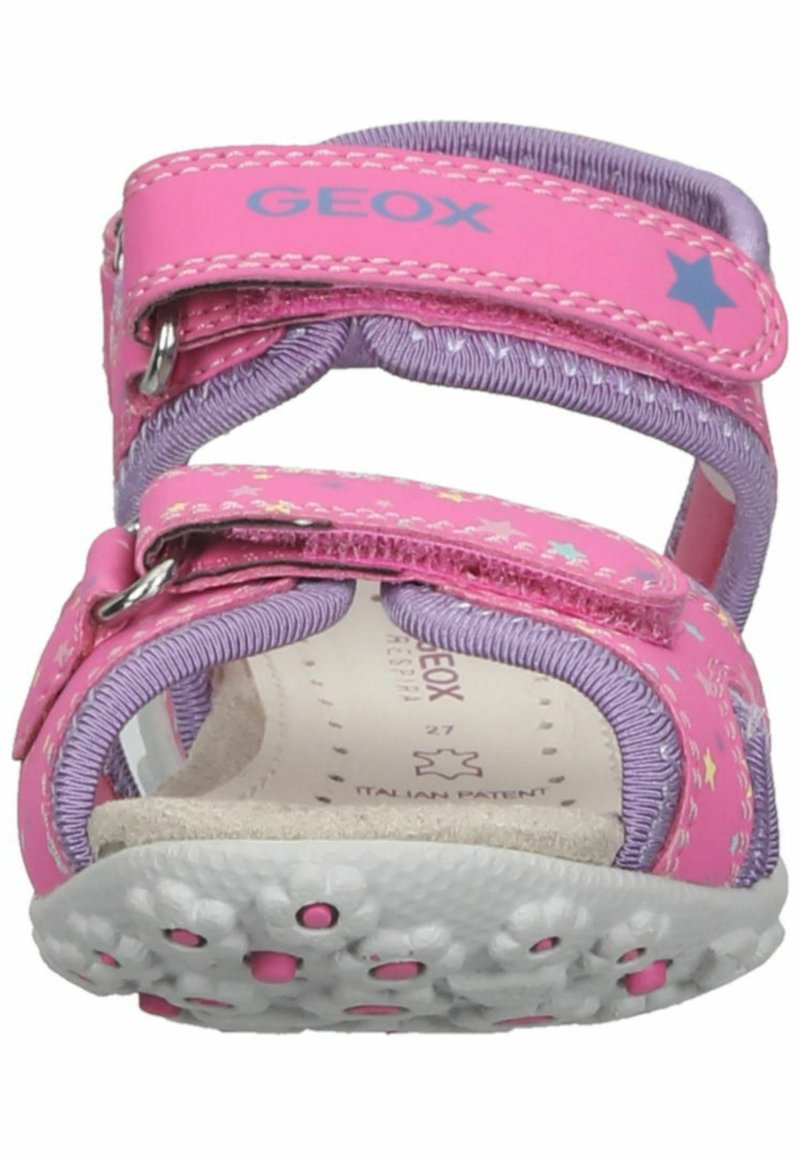 Kinder Riemchensandalen | Geox Trekkingsandale fuchsia lilac/pink - HG55292 Kinder Riemchensandalen | Geox Trekkingsandale fuchsia lilac/pink - HG55292
