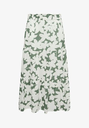 Vero Moda Curve, ROCK VMCDICTHE HOHE TAILLE LANGER ROCK - Jupe longue - laurel wreath