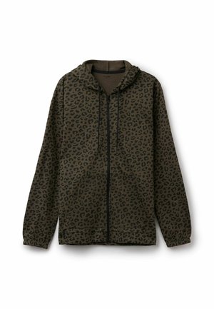 Tezenis, KAPUZEN-SWEATJACKE MIT REISSVERSCHLUSS UND TUNNELZUG - Sudadera con cremallera - green