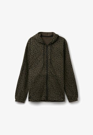 Tezenis, KAPUZEN-SWEATJACKE MIT REISSVERSCHLUSS UND TUNNELZUG - Sudadera con cremallera - green