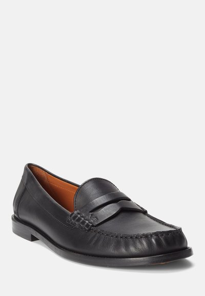 Polo Ralph Lauren CALFSKIN PENNY LOAFER - Įmautiniai batai - black