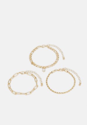 3 PACK - Bracelet - gold-coloured