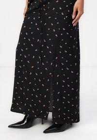 TOM TAILOR DENIM AMERICAN NECKLINE MAXI DRESS - Maxikjole - black