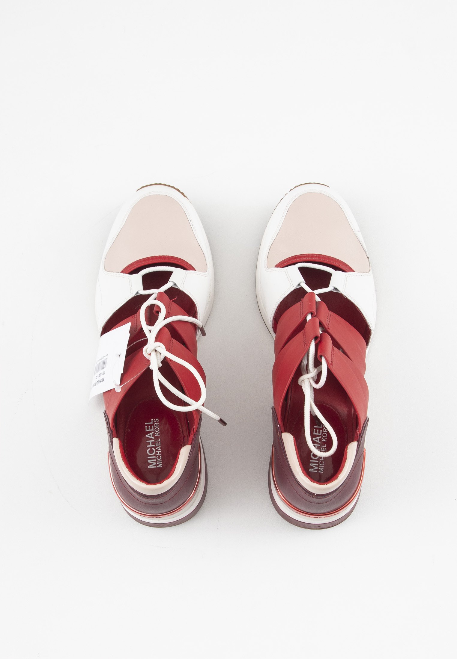 Women's Shoes Sneakers MICHAEL KORS Lexi 43R2LXFS1 Brown Multicolor Fuchsia