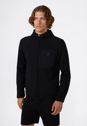HOODED C-TECH - Sudadera con cremallera - black