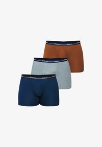 Non sélectionné, marine-gris chiné-camel