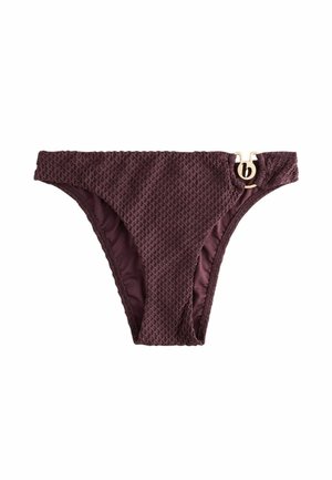 HIGH LEG FIT - CHOCOLATE  - Bikini apakšdaļas - chocolate brown lurex