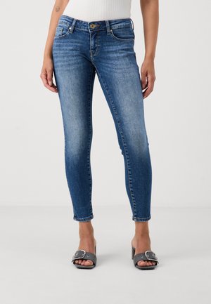 ONLY Petite ONLCORAL LOW  - Jeans Skinny Fit - dark blue denim