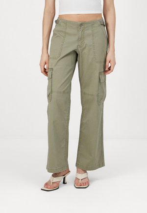 Hollister Co. BAGGY CARGO - Trousers - vetiver
