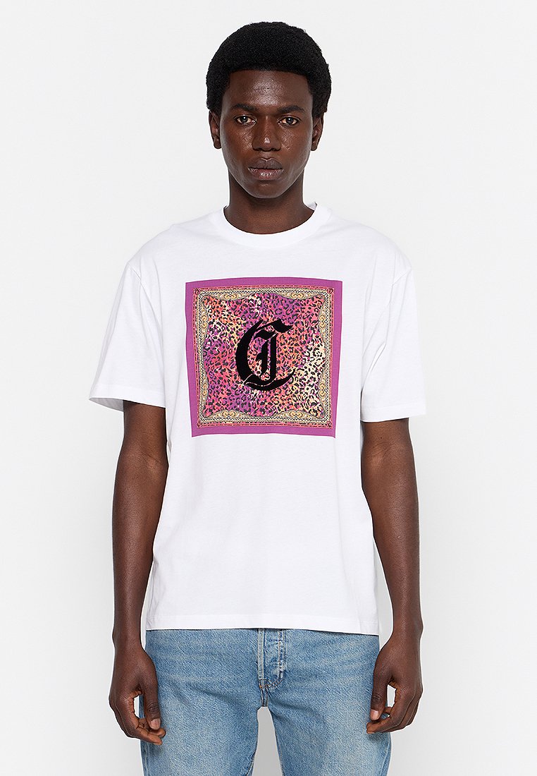 Just Cavalli T-shirt print wit Just Cavalli T-shirt print wit