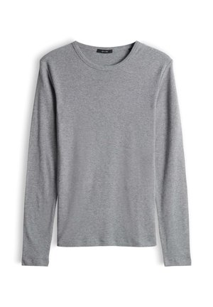 OPUS, SLIM FIT - Langarmshirt - easy grey