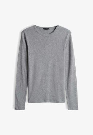 OPUS, SLIM FIT - Long sleeved top - easy grey