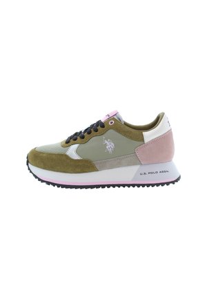 SACHA - Matalavartiset tennarit - army green white rose grey