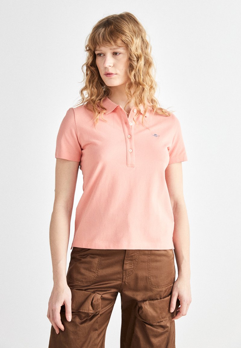 GANT - SLIM SHIELD - Polo shirt - peachy pink, Enlarge