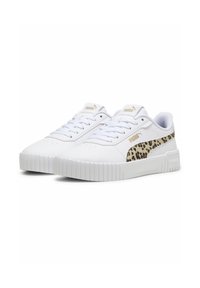 Puma CARINA 2 0 ANIMAL UPDATE - Sneakers basse - white putty gold