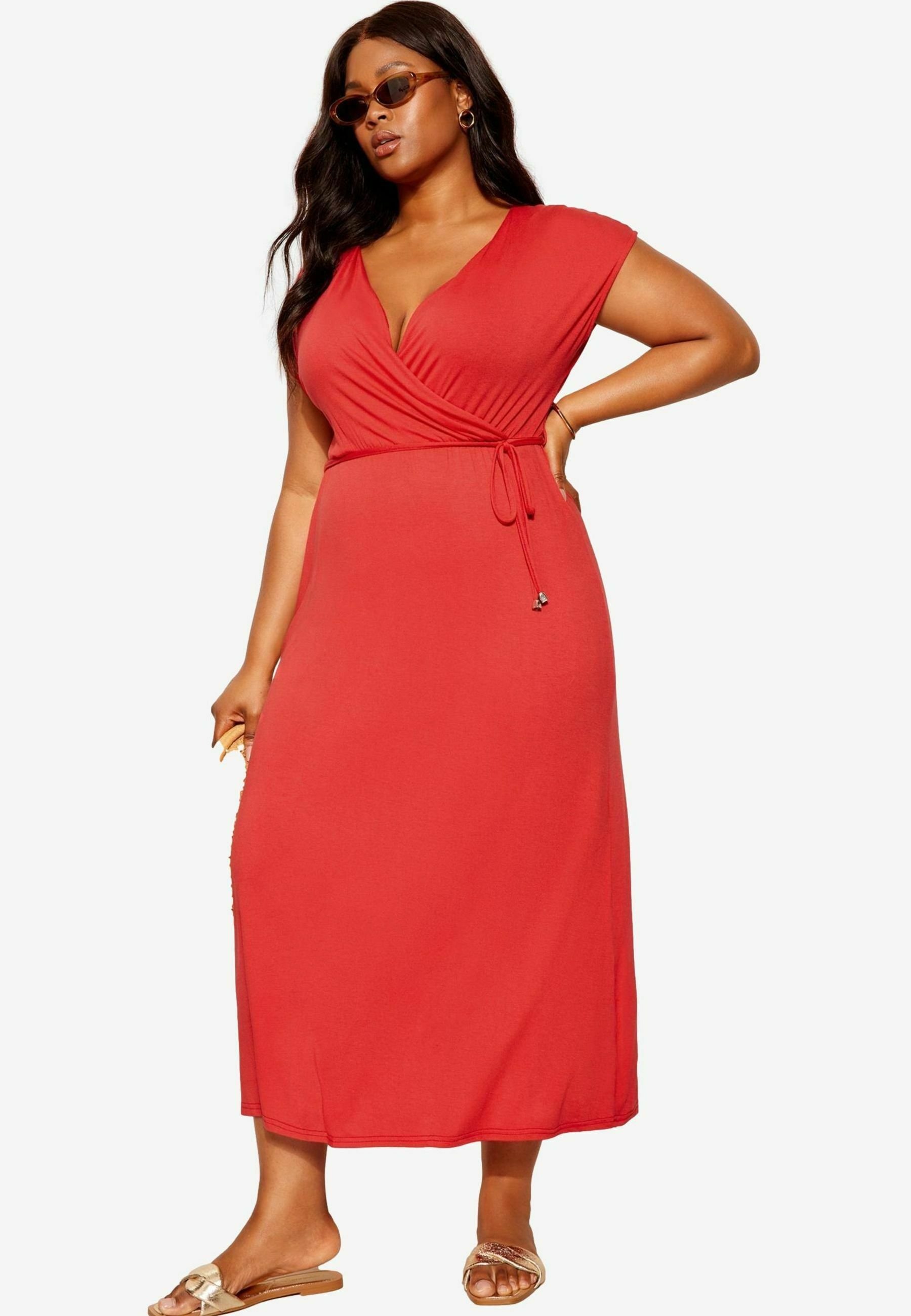 strapless open back dress Red polka dot cap sleeve mini dress