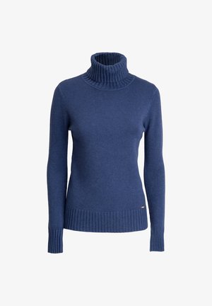 INFLUENCER, INFLUENCER PULLOVER TURTLENECK LINE PULL MID-THICK - Maglione - indigo