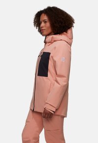 Mammut STONEY HS HOODED JACKET WOMEN SKIJACKET - Hardshelljacke - quartz dust-black