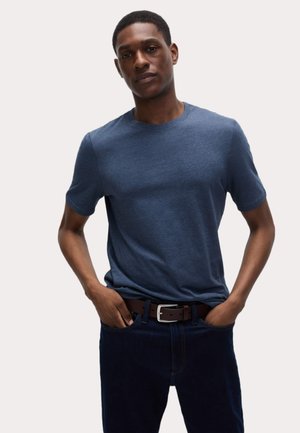 Marks & Spencer REGULAR FIT CREW NECK - Jednoduché tričko - denim