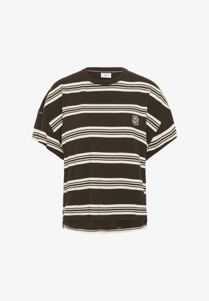 Saint Tropez, SLOANESZ T-SHIRT - T-shirt imprimé - chocolate birch stripe
