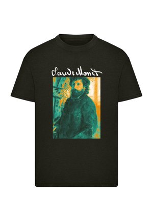 APOH - MONET  - Print T-shirt - black