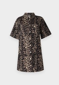 ONLY Petite ONLANLIE DRESS - Robe en jean - black/leo