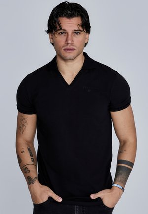 SIKSILK V-NECK  - Polo shirt - black