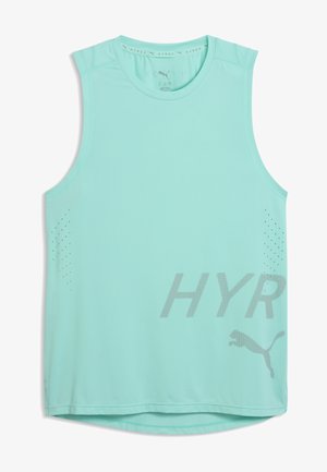 Puma, M PUMA X HYROX PWRMODE TRAINING TANK - Μπλούζα - intense mint