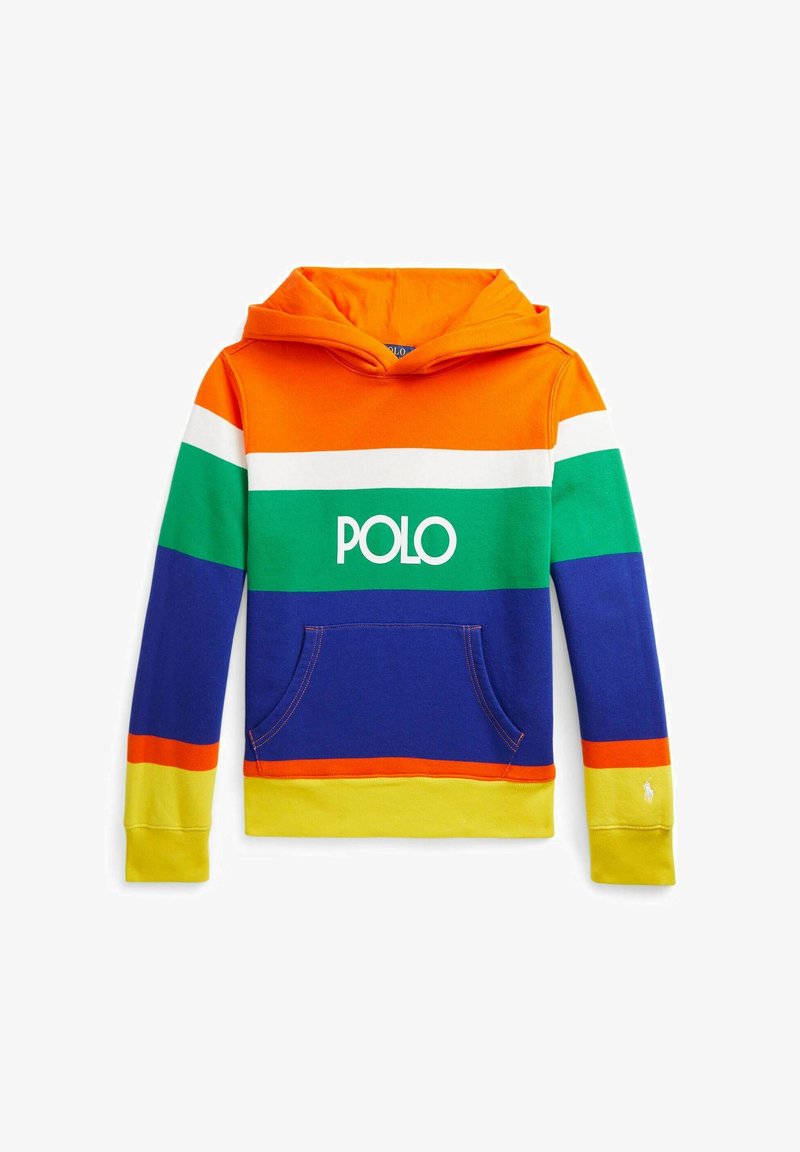 Polo ralph lauren hoodie orange Clearance