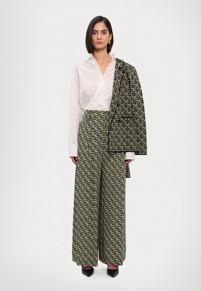 Diane von Furstenberg BELLINI PANTS - Hlače - green