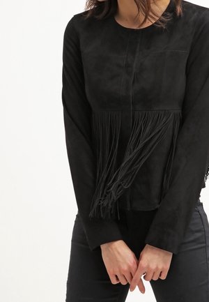 Veste en cuir - black