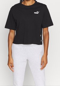 Puma Triko s potiskem - black