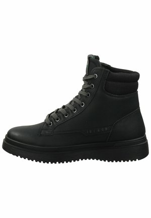 Schnürstiefelette - nero