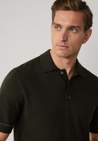 Hackett London TEXTURED - Polokošeľa - hunter green