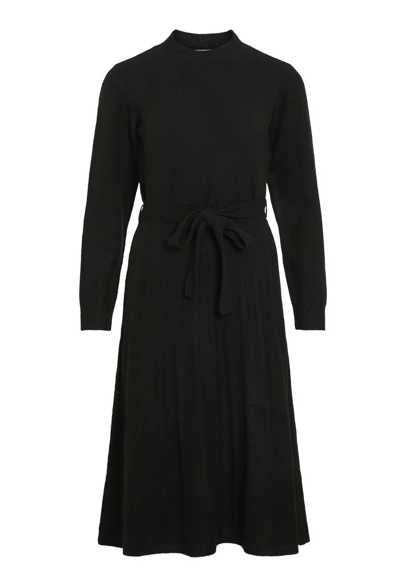 Vila Gebreide jurk zwart Vila Gebreide jurk zwart