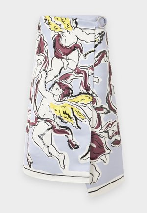 PRINTED SKIRT - Falda acampanada - lilac