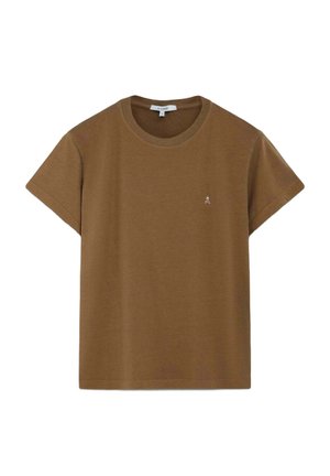 PLAIN SKULL TEE - Camiseta básica - chocolate