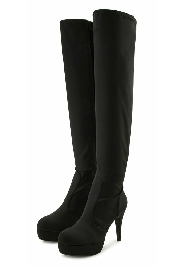 High Heel Stiefel - schwarz