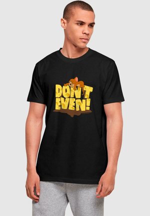 ABSOLUTE CULT TOM AND JERRY - DONT EVEN - Print T-shirt - black