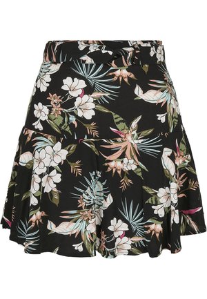 A-line skjørt - black tropical