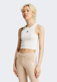 adidas Originals ESSENTIALS RIBBED - Viršus - cloud white