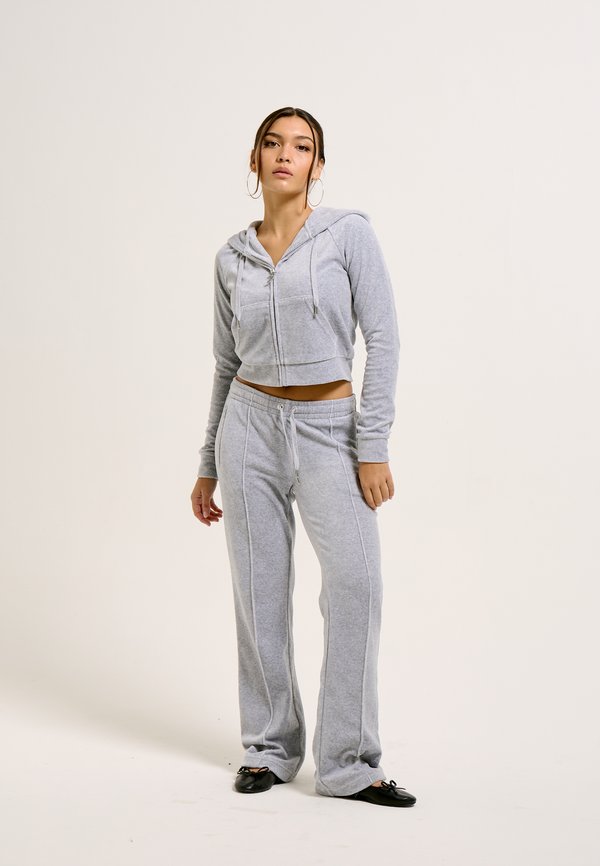 TINA TRACK PANT - Tracksuit bottoms - silver