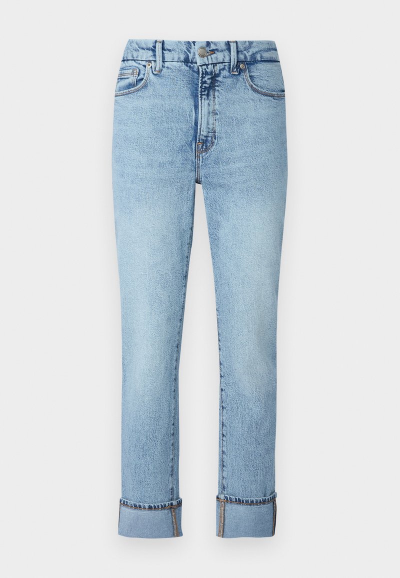 Good American Straight leg jeans donkerblauw denim