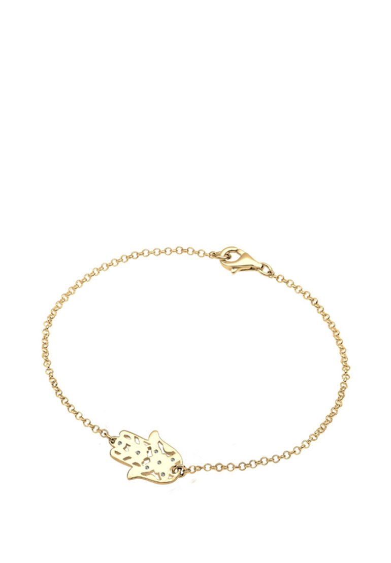 Bracciale Donna In Argento 925 Con Ornamento – Elli, Lunghezza 18 Cm, Placcato Oro