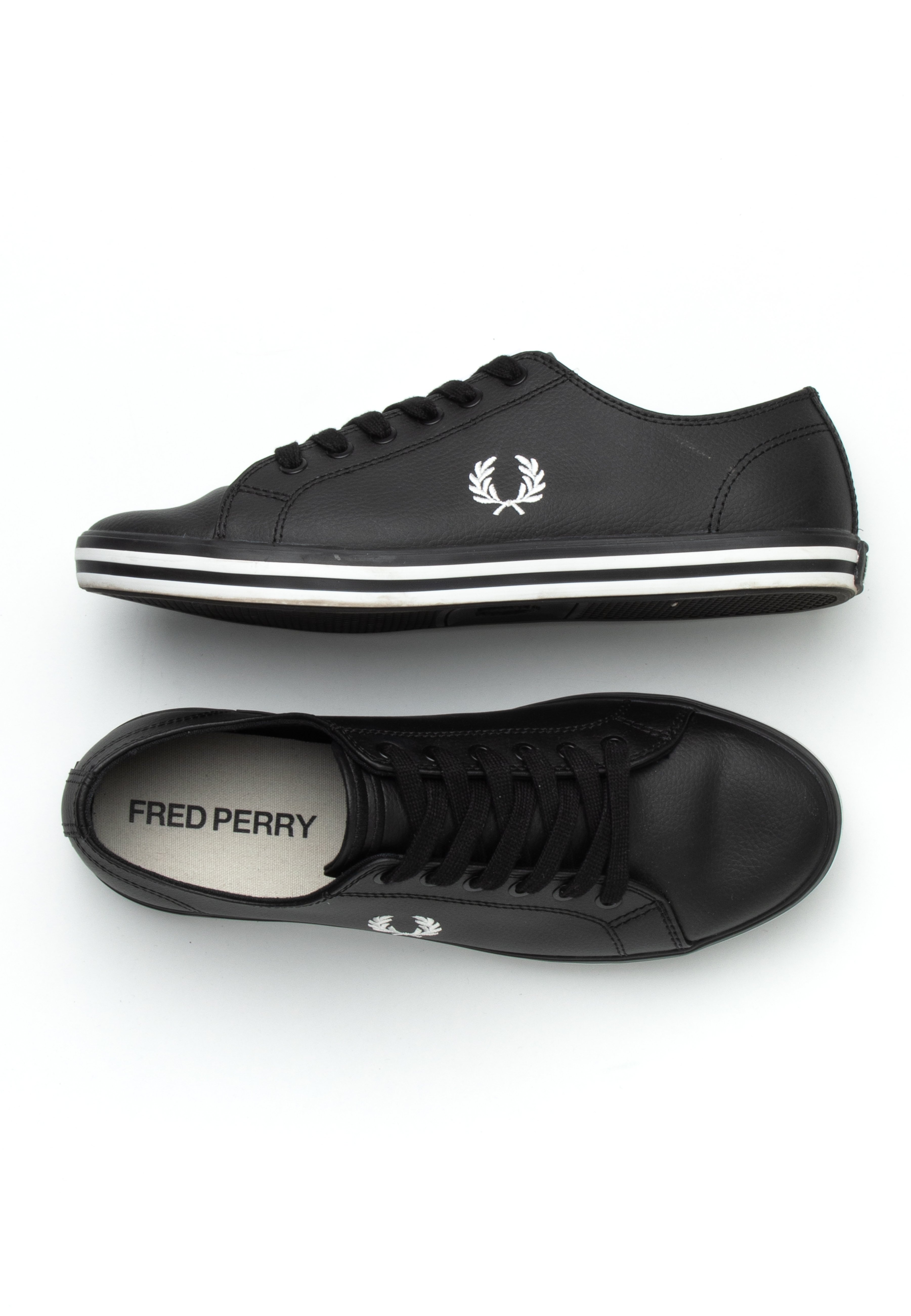fred perry trainers black