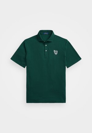CLASSIC FIT TENNIS CREST MESH POLO SHIRT - Pólóing - moss agate